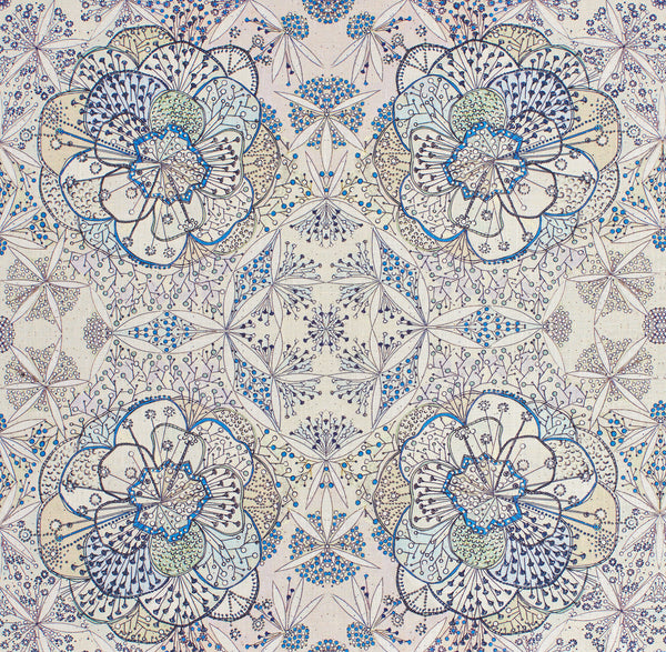 Bloomful Journey Linen - Powder Blue