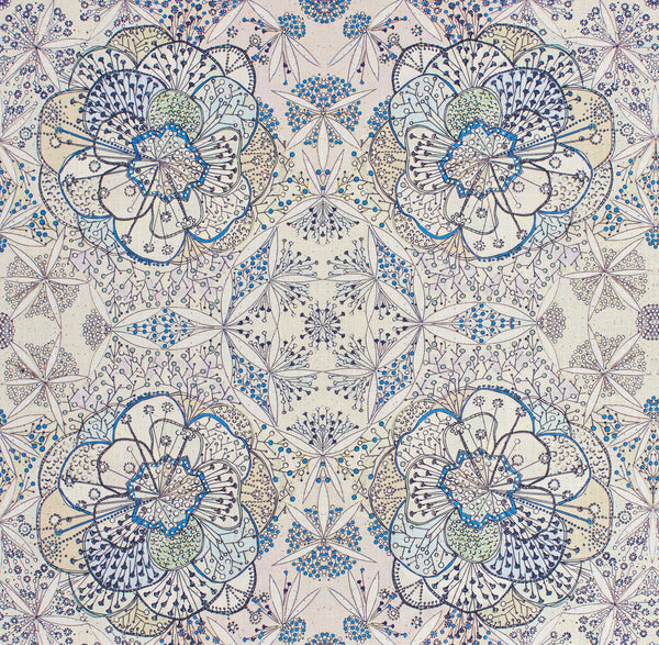 Bloomful Journey Linen Powder Blue-Designer Access