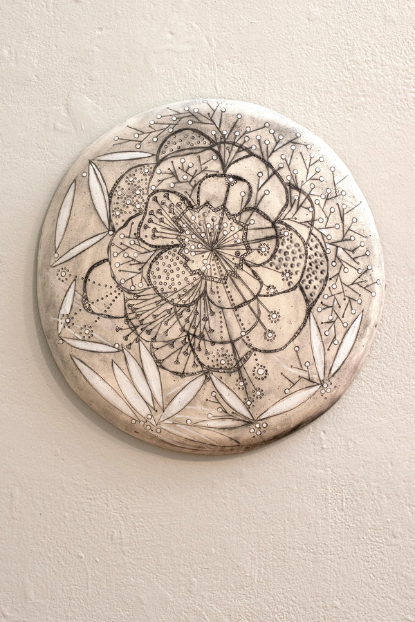 Bloomful Journey Ceramic Wall Piece