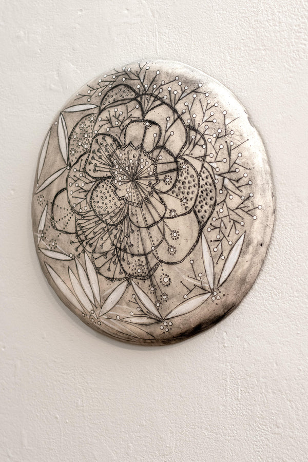 Bloomful Journey Ceramic Wall Piece