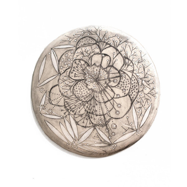 Bloomful Journey Ceramic Wall Piece