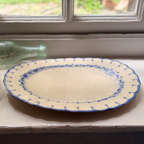 Delphine Scalloped  Platter