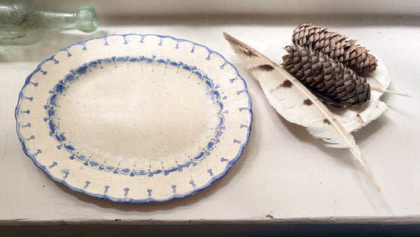 Delphine Scalloped  Platter
