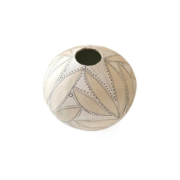 Dotted Leaf Vase