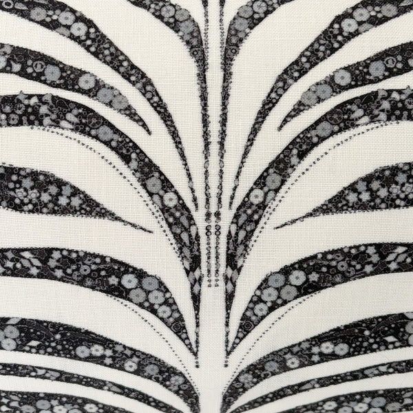Garden Zebra Pillow 24"x14" White/Black