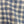 Big Dot Gingham Heavy Linen - Natural Linen/Royal