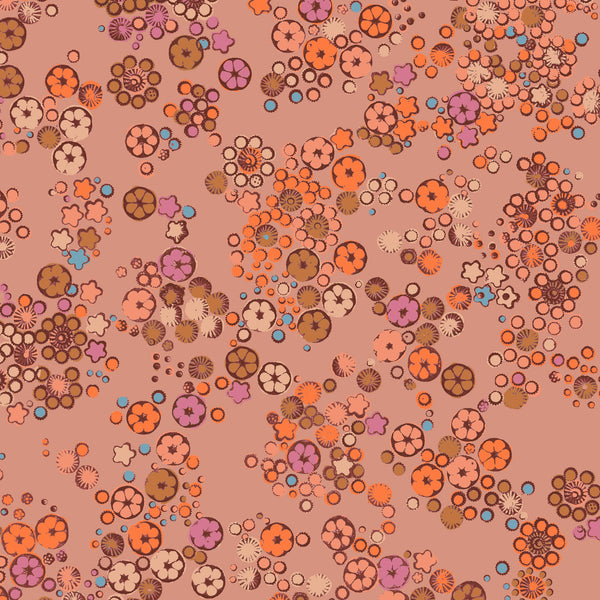 Field Flower Matte Wallpaper – Rosewood