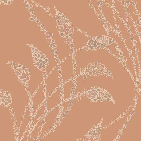Flora Flow Matte Wallpaper – Cameo