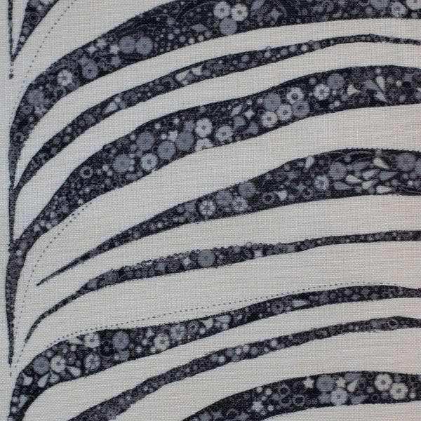 Garden Zebra Linen- White/Black