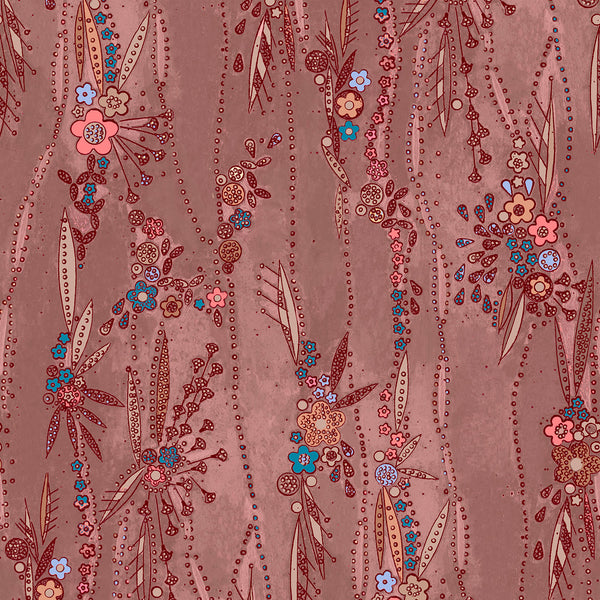 Garden Grow Matte Wallpaper Clay
