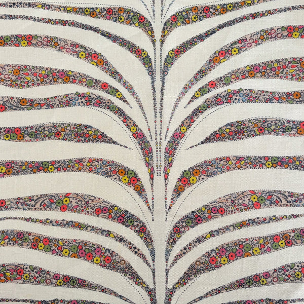 Garden Zebra Linen- Moss and Mallow