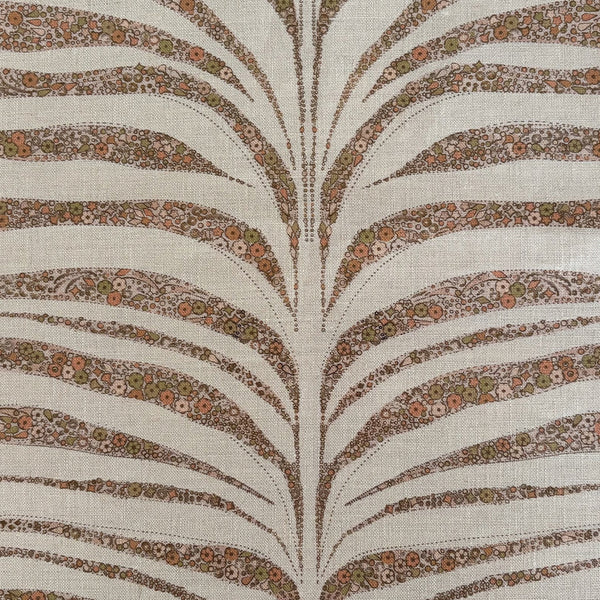 Garden Zebra Linen- Moss and Mallow