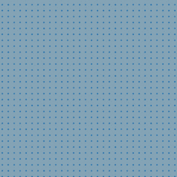 Peg Dot Linen - Powder Blue/Cerulean