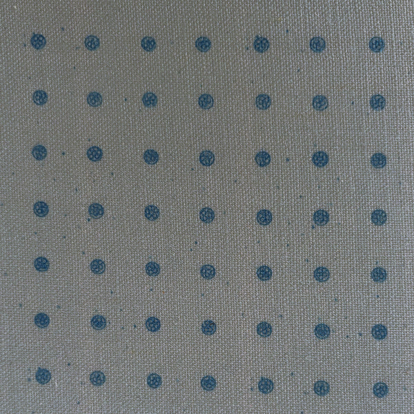 Peg Dot Linen - Powder Blue/Cerulean