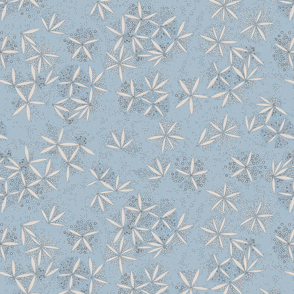 Pollen Abundance Matte Wallpaper Powder Blue