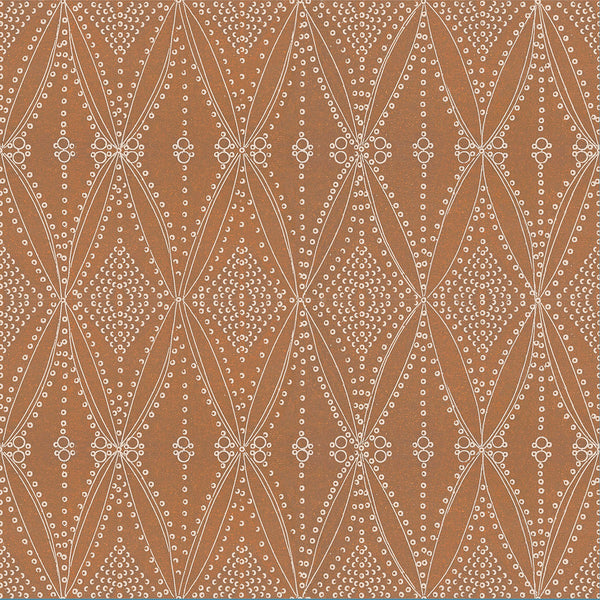 Seed Diamond Matte Wallpaper – Tobacco