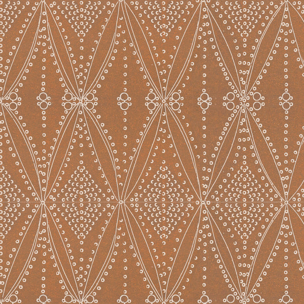 Seed Diamond Matte Wallpaper – Tobacco