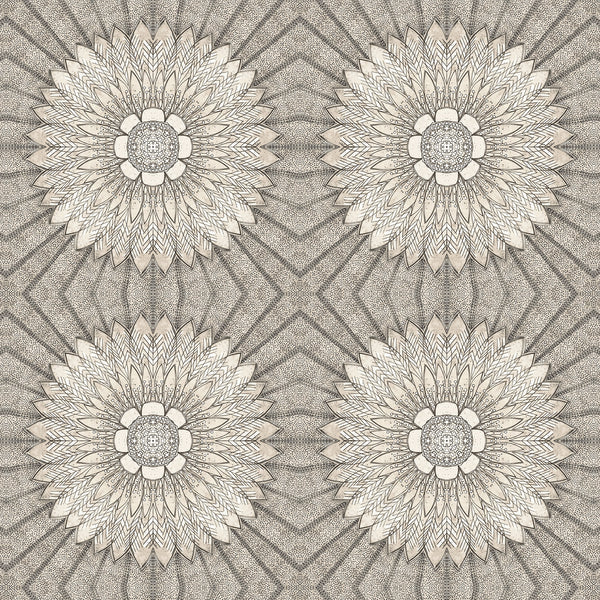Sunflower Radiance Matte Wallpaper - Natural