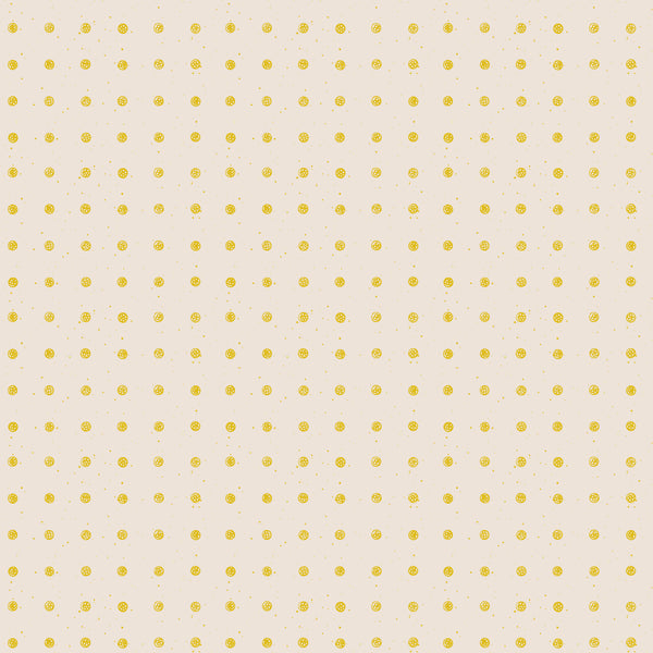 Peg Dot Matte Wallpaper – Jaune