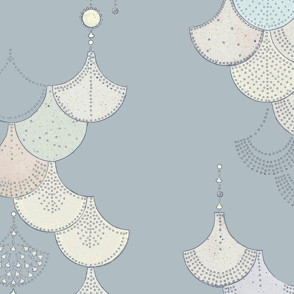 Scale Balance Matte Wallpaper – Macaron