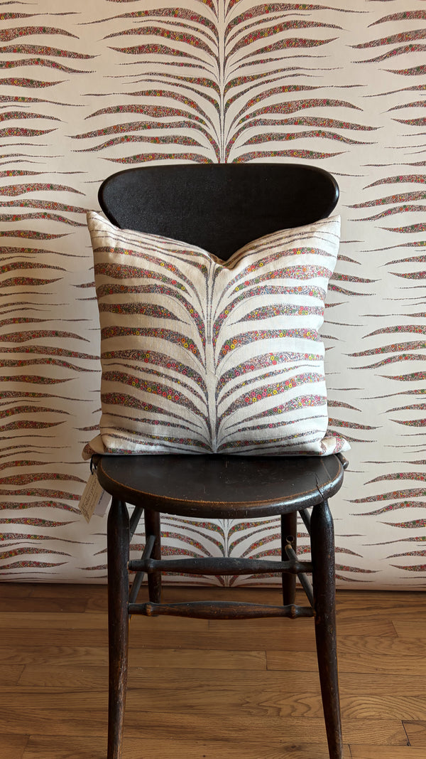 Garden Zebra Pillow 20"x20" Tutti Frutti
