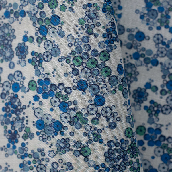Field Flower Linen - China Blue