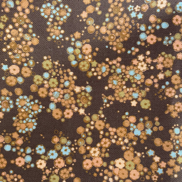 Field Flower Linen - Espresso/Mallow