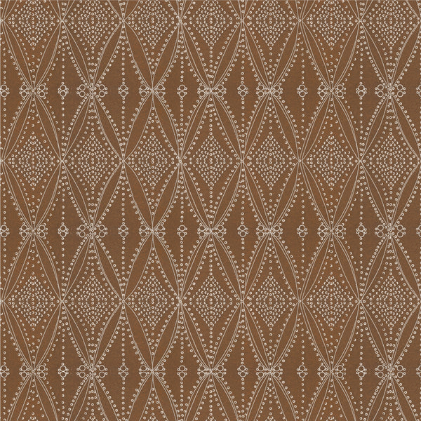 Seed Diamond Linen-Caramel