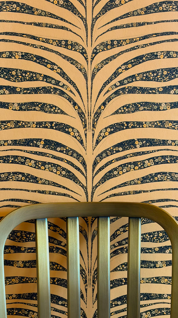 Garden Zebra Matte Wallpaper – Tiger