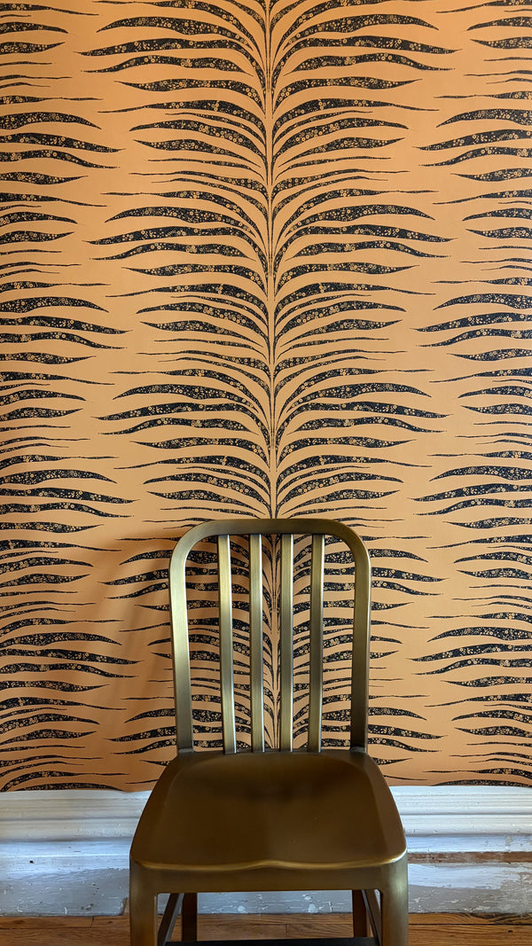 Garden Zebra Matte Wallpaper – Tiger