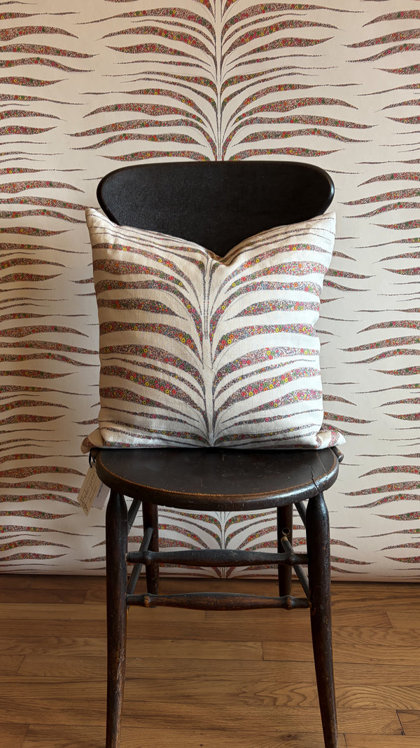 Garden Zebra Matte Wallpaper – Tutti Frutti