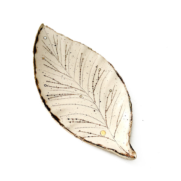 New Leaf- with gold