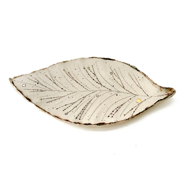 New Leaf- with gold