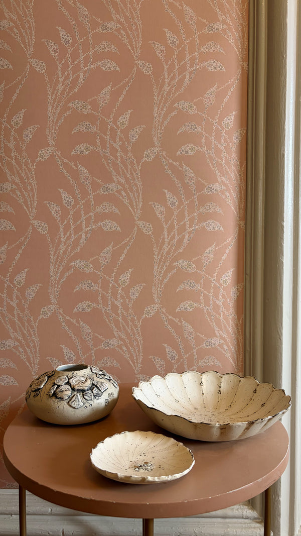 Flora Flow Matte Wallpaper – Cameo