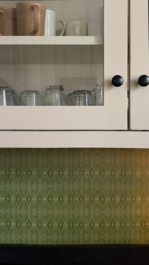 Seed Diamond Matte Wallpaper – Moss