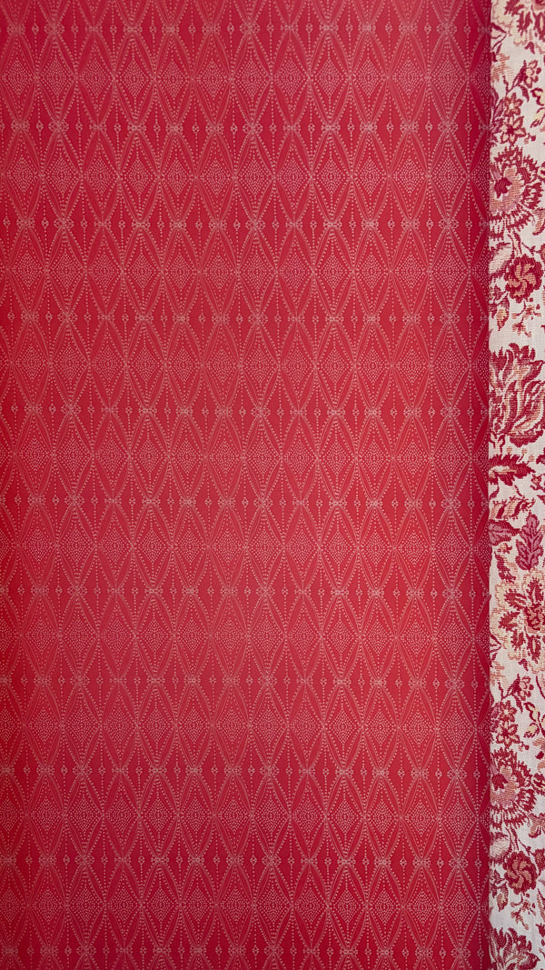 Seed Diamond Matte Wallpaper – Red