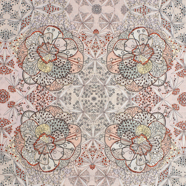 Bloomful Journey Linen - Soft Vermillion