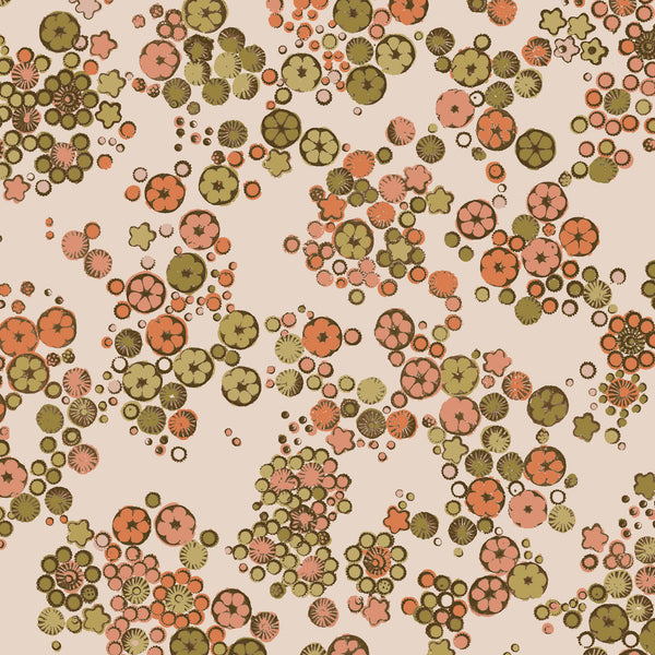 Field Flower Matte Wallpaper – Mallow and Moss