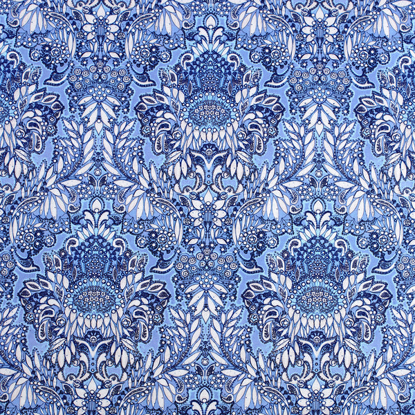 Pollination Bloom Linen - Cobalt