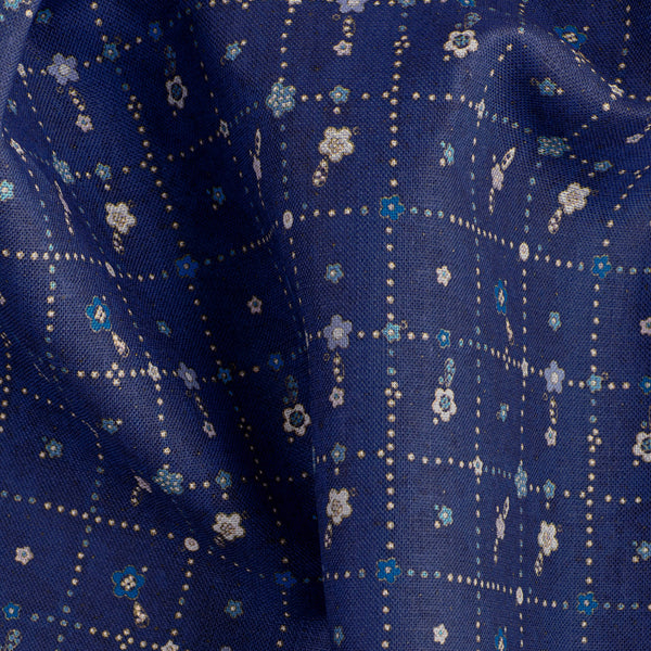 Sweet Garden Linen - Cobalt