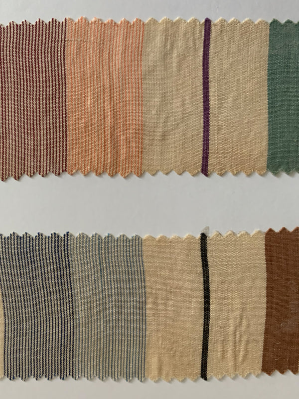 Fabric Constructions, Yarn dyed Plaids and Stripes.