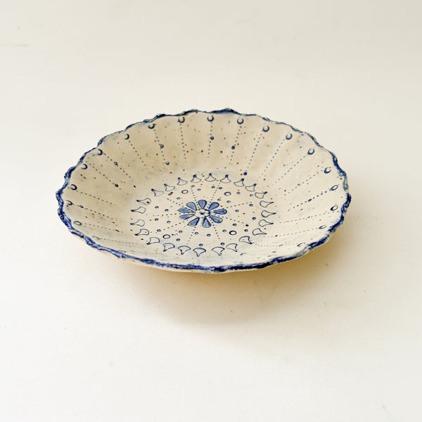 Cobalt Fluted Little Bowl