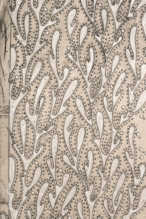 Seaweed Ceramic Wall Piece