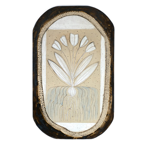 Tulips Ceramic Wall Piece