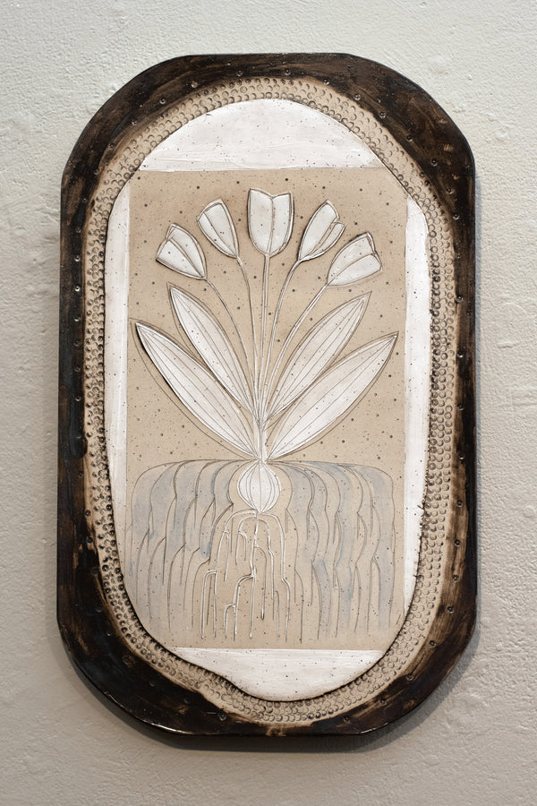 Tulips Ceramic Wall Piece