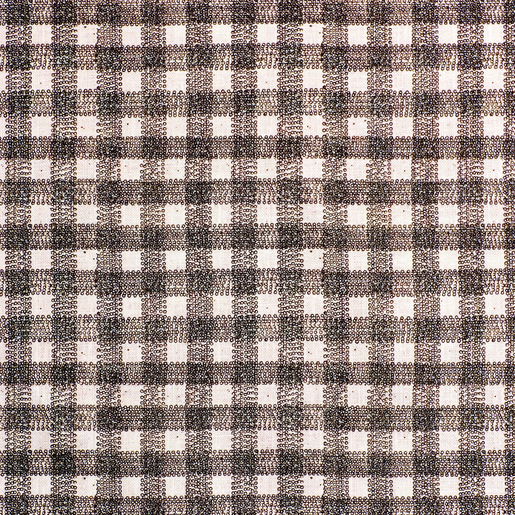 Dot Gingham Linen Natural/Black – HelenPrior