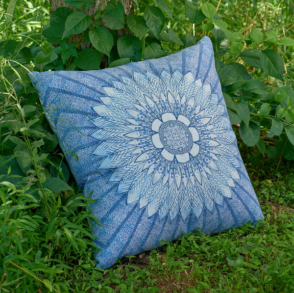 Sunflower Radiance Reversible Pillow 24"x24"